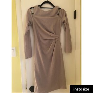 Sparkly Vince Camuto nude dress
